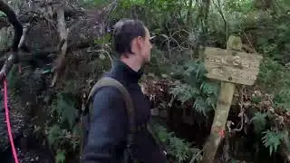 Walking on Kaimondake Volcano | Sunny Forest Trail - part 1
