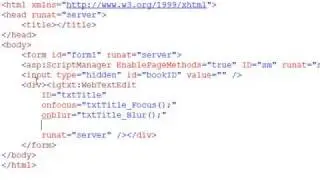 Implementing the Live Form Ajax Pattern : Part 1