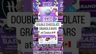 Healthy Crunch Double Chocolate Granola Bars at Costco 🇨🇦 #costcocanada #costcocanadafinds