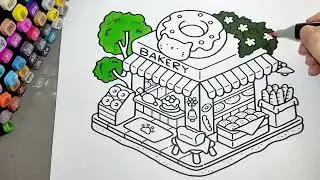 Relaxing Colouring ASMR | Cozy friends ❤️ let's color with me | by Coco wyo 🥯🧁Stress relief 