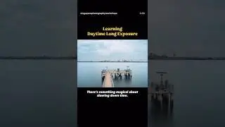 Learning Daytime Long Exposure at Punggol Beach #longexposurephotography #learnphotography