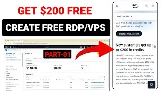 Get 100% Lifetime Free RDP Server ( Updated Method ) | AWS $200 Free Credits Account Creation