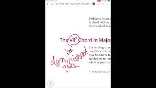 II7 and Vii7 chords