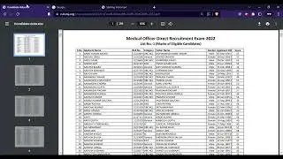 RUHS Medical Officer Result 2023 (Out) - Check MO 2023 Merit List PDF Here