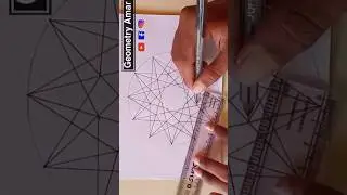 easy geometry drawing | pencil drawing | 19/6 #geometricalart #art #circledrawing #drawing #draw #3d