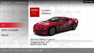 Ridge Racer. (PSP). RetroArch. Xbox Series X. 60FPS