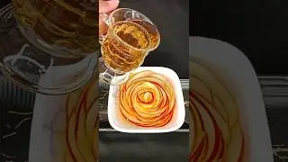 Blooming Apple Rose Tea 🍎#shortsfeed #shorts #viralshorts #trending #youtubeshorts #tea #apple