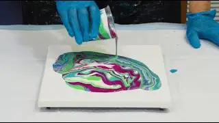 Fluid Acrylic Color Test (Part 2) | Dirty Pour Technique