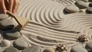 Natural Beach ASMR for Deep Relaxation: Waves, Sand Drawing & Soft Music (30 Minutes)