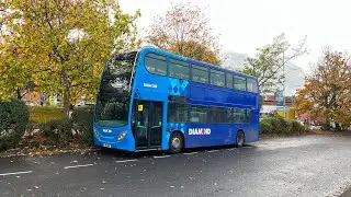 *TURBO WHISTLE* Diamond Buses East Midlands 40526 SN11 BMV ADL Enviro 400 Route X12
