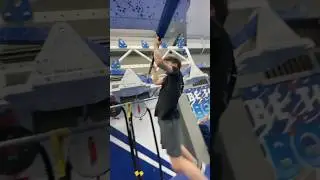 Ninja warrior flying bar challenge #shorts