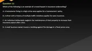 North Carolina Insurance Underwriting Exam Free Practice Questions