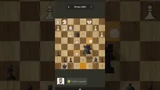 Chess Daily puzzle No 61: 30/11/2023 #dailypuzzle  #chesspuzzles