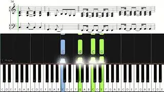 Spokojnie - Kaśka Sochacka | partia fortepianu | piano tutorial by Paul Raksa