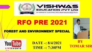 RFO PRE 2021  / FOREST AND ENVIRONMENT SPECIAL