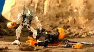 BIONICLE Battle Video: Takanuva vs. Rahkshi