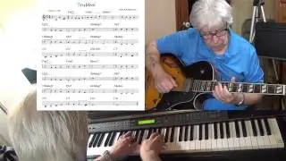 Trubbel - Jazz Bossa guitar & piano cover ( Olle Adolphson ) Yvan Jacques
