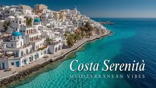 Italian Jazz & Mediterranean Cafe Music | Seaside Chill Vibes Mandolin & Tarantella Escape Now