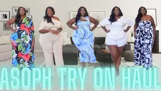 ASOPH PLUS SIZE TRY ON HAUL| SUMMER DRESSES, SETS +JUMPSUITS| 2X| PRETTYNICI
