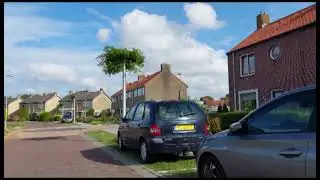 Grass filled grid pavers, Swale, Vertical green Prinses Marijkestraat Wieringerwerf, The Netherlands