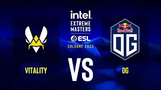 Vitality vs. OG - Map 1 [Mirage] - IEM Cologne 2023 - Group B