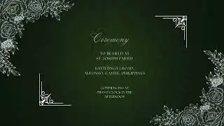 Celina & Matthew - Virtual Wedding Invitation (April 25, 2026)
