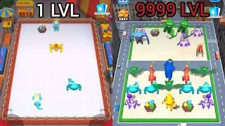 Merge Color Friends: Garden of ban - Max Level Gameplay