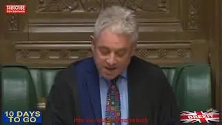 Bercow - NO 3rd Meaningful Vote unless changes - May's knockout blow.