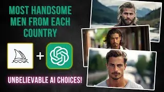 Asking AI to Create a Most Handsome Man Picture for Every Country