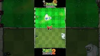 PVZ 1 VS PVZ 2 Mega Gatling Pea VS Yeti | Plants vs Zombies 2 #pvz2 #pvz2gameplay