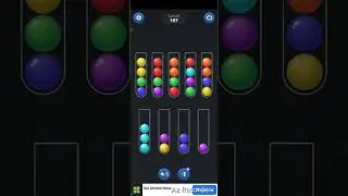 Ball Sort iq Puzzle Level 107 🍎