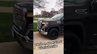 24x12 Tis on 305s lexani! 🔥🔥👍🏻 #liftedtrucks #wheels #lexaniwheels #tiswheels #street #offroad