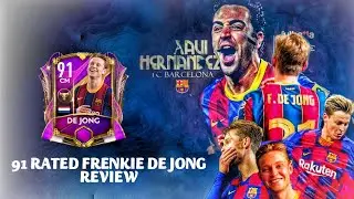 91 OVR FRENKIE DE JONG REVIEW || LUNAR NEW YEAR CARD || FIFA MOBILE 21.
