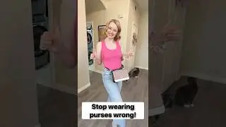 You are wearing your purse wrong #hack #lifehack #purse #clothinghack