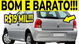 🚨🚗 TOP 7 CARROS BARATOS QUE AGUENTAM ANOS SEM DOR DE CABE&Ccedil;A