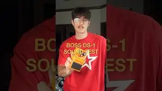 Boss DS-1 sound test #musician #guitarist #guitar #guitarpedals #bosspedals #musicgear #guitargear