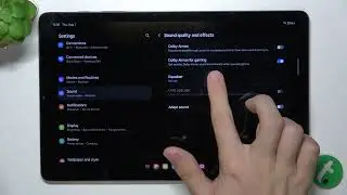SAMSUNG Galaxy Tab S6 Lite - How to open audio equalizer