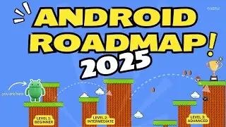 Android Application Development Roadmap 2025 | Beginners to Advanced | Important Topics