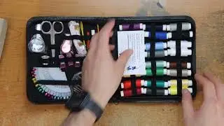Raw Unboxing ARTIKA Sewing Kit for Adults and Kids   Small Beginner Set wMulticolor Thread, Needles,