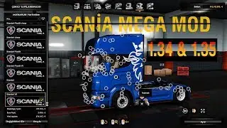 ◉ SCANİA MEGA 1.34 MOD / TUNİNG MOD
