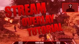How to make a | Stream overlay | Photoshop CC | Tutorial | ft.Rising Crimson