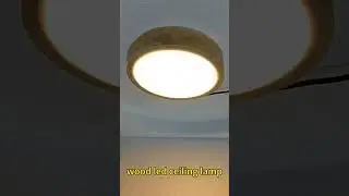 High quality good price wood led ceiling lamp #ledlightsfactory #manufacturer #lightfactory #home