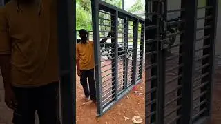 3-in-1 Luxury Window! 🤩 Tata Steel 4 Panel Full Open Window for Courtyard, Balcony  | Kerala Home