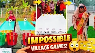 Impossible Village Game Challenge 😱 | Rural Ball Games for Food Prizes