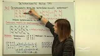 Determinante reda tri - Matematika III