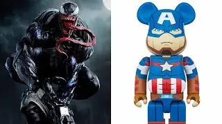 New Venom Statue revealed Sideshow Collectibles & Mafex Captain America, Thor Be@rbrick figures