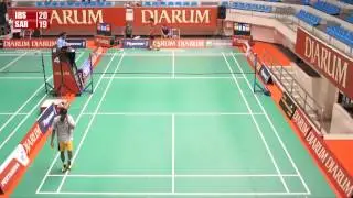 Ihsan Maulana Mustofa (PB Djarum) VS Muh Saripudin (Candra Wijaya)