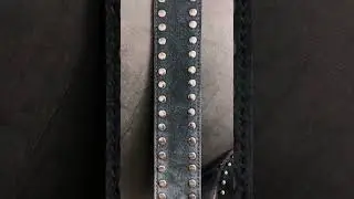 Studded Suede Leather Bag #leatherfashion #leatherbags #fashiondesigning #leathercraft #bags