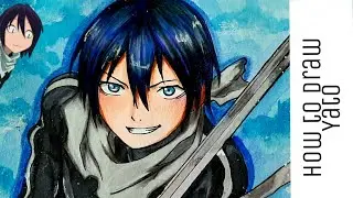 How to draw Yato/Yabuku - Noragami