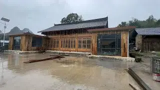 历时3年时间，花几十万回农村建房子养老，完工的那一刻惊艳到了